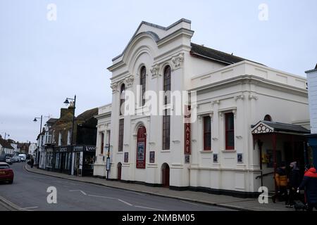 the playhouse theatre in high street, whitstable town, kent, regno unito febbraio 2023 Foto Stock