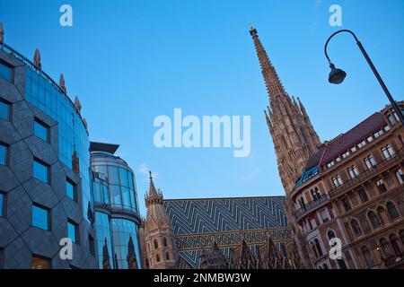 Haas casa un St di Santo Stefano,Vienna, Austria, Europa Foto Stock