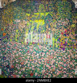 Giardino con la cima arrotondata,Gustav Klimt,Leopold Museum, Vienna, Austria, Europa Foto Stock