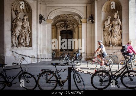 Ingresso al Palazzo di Hofburg di Vienna, Austria Foto Stock