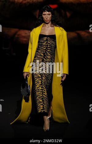 Milano, Italia. 23rd Feb, 2023. GCDS Autunno-Inverno 2023-2024 pista durante la settimana della Moda di Milano il 2023 febbraio - Milano; Italia 23/02/2023 Credit: dpa/Alamy Live News Foto Stock