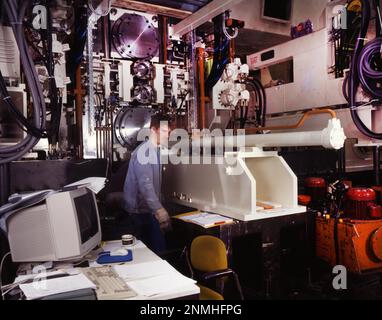 Ingegneria meccanica, Hemer presso la società Sundwiger Eisenwerke, produzione di laminatoi a freddo Foto Stock