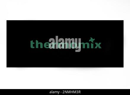 Logo del Thermomix di Vorwerk Foto Stock