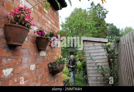 Cottage Gardens a Birmingham, Regno Unito Foto Stock