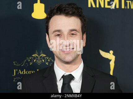 Los Angeles, Stati Uniti. 24th Feb, 2023. Justin Hurwitz arriva al 2023 HCA Film Awards tenutosi al Beverly Wilshire di Beverly Hills, CA venerdì 24 febbraio 2023. (Foto di Sthanlee B. Mirador/Sipa USA) Credit: Sipa USA/Alamy Live News Foto Stock