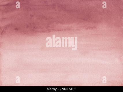 Pesca, acquerello rosso chiaro, inchiostro, consistenza astratta dello sfondo. Copia spazio per banner, poster, sfondo per testo, texture design art work o skin prod Foto Stock