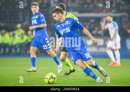 Empoli, Italia. 25th Feb, 2023. Razvan Marin di Empoli in azione durante Empoli FC vs SSC Napoli, campionato italiano di calcio Serie A match in Empoli, Italia, Febbraio 25 2023 Credit: Independent Photo Agency/Alamy Live News Foto Stock