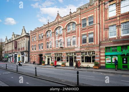 The Old Fish Market pub in Baldwin Street, Bristol, Regno Unito il 25 febbraio 2023 Foto Stock