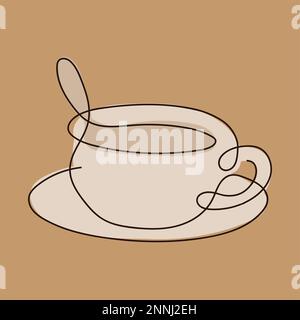 Disegno di una linea Illustrazione Vettoriale