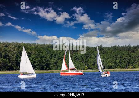 Masuria - la terra di mille laghi Foto Stock