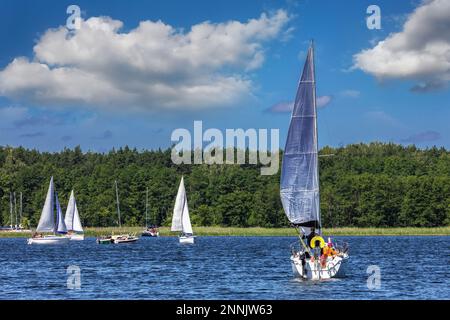 Masuria - la terra di mille laghi Foto Stock