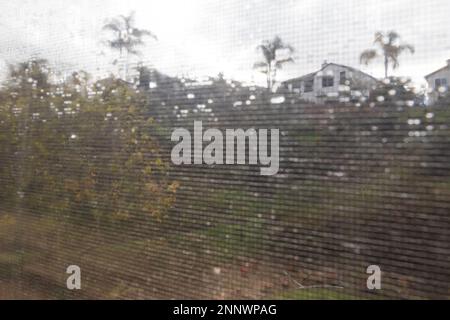 25 febbraio 2023, San Diego, CA: Il sole e la pioggia durante la tempesta invernale a San Diego, California Sabato, 25th febbraio 2023 (Credit Image: © Rishi Deka/ZUMA Press Wire) SOLO PER USO EDITORIALE! Non per USO commerciale! Foto Stock