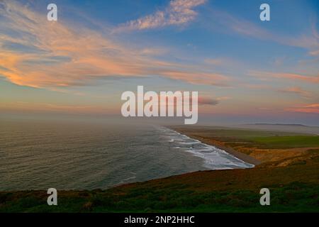 La Long Shoreline a Point Reyes National Seashore, California Foto Stock