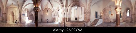 Interno del tempio, Cenacolo, Gerusalemme, Israele Foto Stock