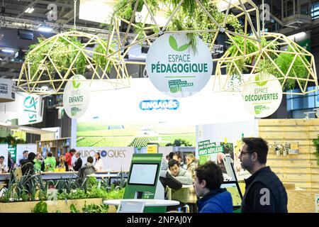 Illustrazione dell'atmosfera durante l'edizione 59th della Fiera Internazionale dell'Agricoltura (Salon de l'Agriculture) a Parigi, in Francia, il 25 febbraio 2023. Foto di Victor Joly/ABACAPRESS.COM Foto Stock