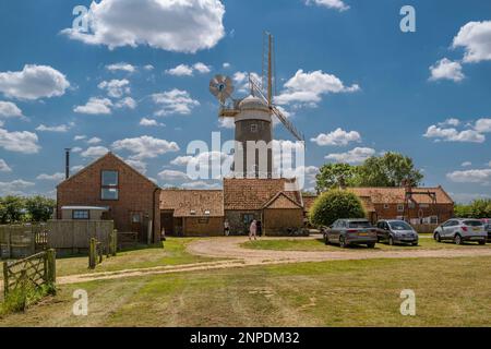 Il mulino a vento Bircham è uno dei tanti rimasti a Norfolk. Foto Stock