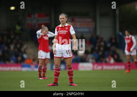 Londra, Regno Unito. 26th Feb, 2023. Londra, Ferbruary 26th 2023: Katie McCabe (15 Arsenal) durante la partita della Vitality Womens fa Cup tra Chelsea e Arsenal a Kingsmeadow, Londra, Inghilterra. (Pedro Soares/SPP) Credit: SPP Sport Press Photo. /Alamy Live News Foto Stock