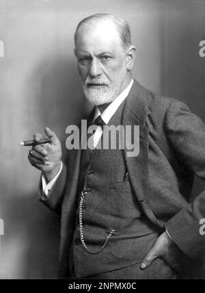 Sigmund Freud (1856 – 1939) Sigmund Freud, neurologo austriaco e fondatore della psicoanalisi Foto Stock