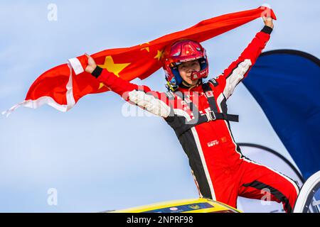 209 ZHANG Guoyu (chn), MENA Oriol (spa), BAIC ORV, BAIC ORV BJ40, FIA W2RC, Ambiente durante il Prologo dell'Abu Dhabi Desert Challenge 2023, 2nd° round della stagione 2023 W2RC, il 26 febbraio 2023 a al Dhannah, Abu Dhabi - Foto Bastien Roux / DPPI Foto Stock