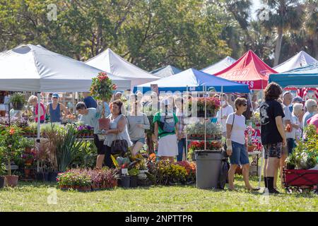 Il 2nd° Jensen Beach Garden Expo annuale in Florida Foto Stock