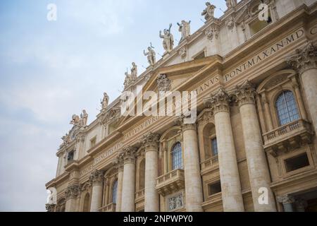 Basilica di San Pietro in Città del Vaticano a Roma, Veneto in Italia. Foto Stock