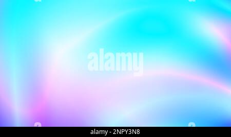 Radianza. Fondo astratto multicolore sfocato con macchie di colore viola chiaro e acqua. Sfondo grafico raster lucido Foto Stock