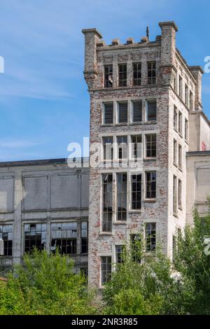 White Lady, ex edificio del mulino, costruzione di scheletri in cemento, architetto Arend Beltman, Gronau, Münsterland, Renania settentrionale-Vestfalia, Germa Foto Stock