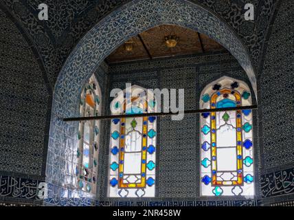 ISTANBUL, Turchia - 27 maggio : Vista interna del Palazzo Topkapi e il museo di Istanbul Turchia il 27 maggio 2018 Foto Stock