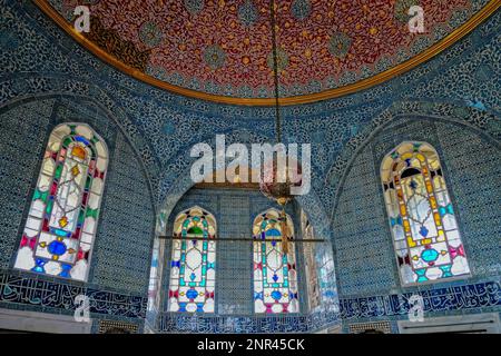 ISTANBUL, Turchia - 27 maggio : Vista interna del Palazzo Topkapi e il museo di Istanbul Turchia il 27 maggio 2018 Foto Stock