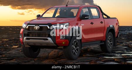 Toyota Hilux - il leggendario e affidabile pick-up 4x4 Foto Stock