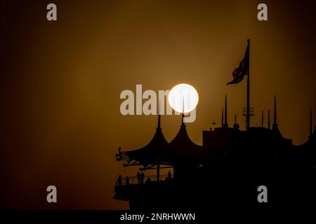 BAHRAIN CIRCUITO INTERNAZIONALE, BAHRAIN - 25 FEBBRAIO: Il Bahrain Test al Bahrain circuito Internazionale il 25 febbraio 2023 a Sakhir, Bahrain. (Foto di Michael Potts/BSR Agency) Foto Stock
