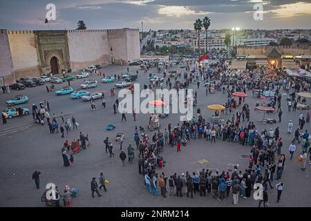 El Hedim Square, Meknes, Marocco Foto Stock