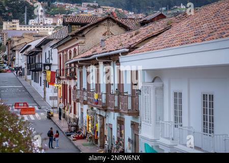 11 street, quartiere di Candelaria, Bogotà, Colombia Foto Stock