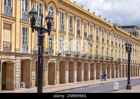 Lievano palace o il Municipio, in piazza Bolivar, Bogotà, Colombia Foto Stock