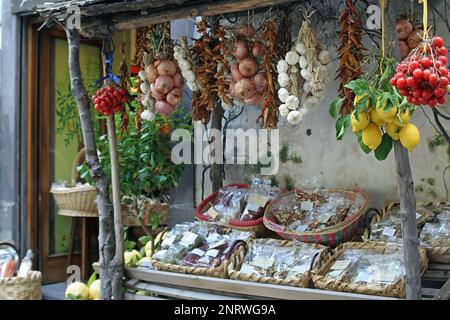 acquista verdura e frutta in sorrent Foto Stock