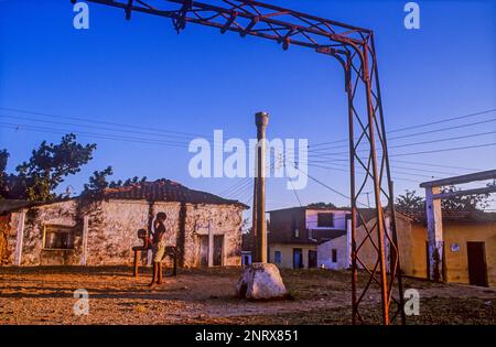 Street scene, Trinidad, Cuba Foto Stock