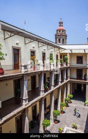 Cortile di SEP (Secretaria de Educación Publica),segreteria della pubblica istruzione, Città del Messico, Messico Foto Stock