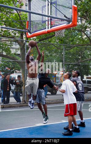 Corte & scintilla. en west st 4 al sesto ave,New York City, Stati Uniti d'America Foto Stock