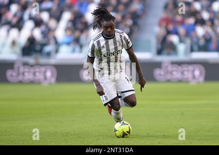 Durante la Serie A Football match tra Juventus e Monza allo Stadio Allianz, il 29 gennaio 2023 a Torino Foto Stock