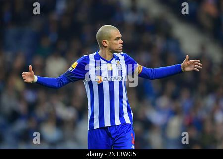 Stadio Dragao, Porto, Portogallo. 26th Feb, 2023. Campionato portoghese, FC Porto contro Gil Vicente; Pepe di Porto Credit: Action Plus Sports/Alamy Live News Foto Stock