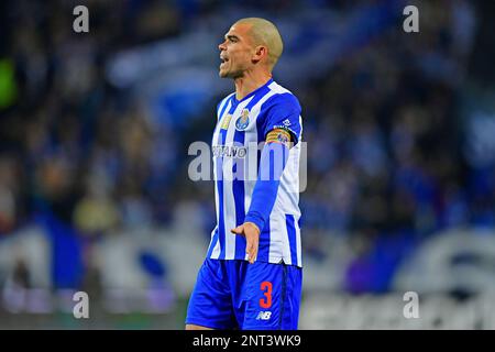 Stadio Dragao, Porto, Portogallo. 26th Feb, 2023. Campionato portoghese, FC Porto contro Gil Vicente; Pepe del FC Porto Credit: Action Plus Sports/Alamy Live News Foto Stock