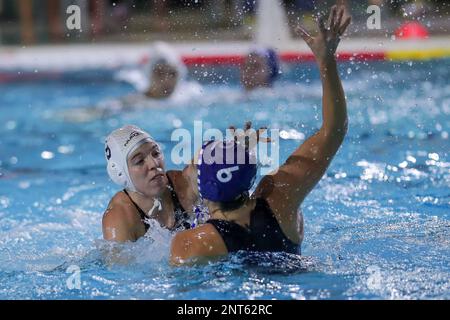 Polo Acquatico Frecciarossa, Roma, Italia, 25 febbraio 2023, Chiara Ranalli (SIS Roma) durante SIS Roma vs AstralPool Sabadell - Pallanuoto CH Foto Stock