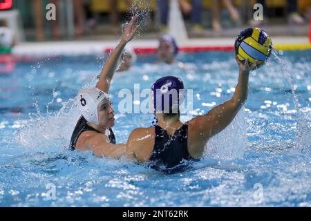 Polo Acquatico Frecciarossa, Roma, Italia, 25 febbraio 2023, Chiara Ranalli (SIS Roma) durante SIS Roma vs AstralPool Sabadell - Pallanuoto CH Foto Stock