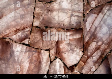 Primo piano del minerale decorativo buon cibo sfondo Foto Stock