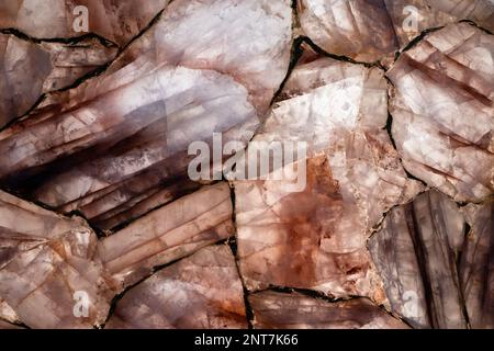 Primo piano del minerale decorativo buon cibo sfondo Foto Stock