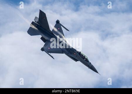 FILE image RNAS Yeovilton Somerset Regno Unito 8th luglio 2017 volare a RNAS Yeovilton International Air Day la Danish Air Force ha circa 35 di questi aerei in servizio e sono in fase di sostituzione b il -35A Foto Stock