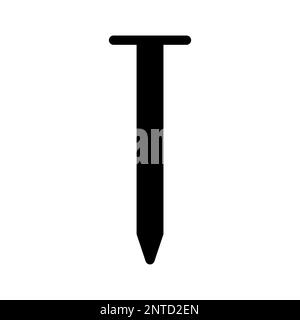 Hobbnail costruzione linea icona isolato su sfondo bianco. Icona sottile nera piatta sullo stile moderno. Simbolo lineare e tratto modificabile. Semplice A. Illustrazione Vettoriale