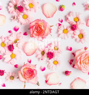vari petali di fiori Foto Stock