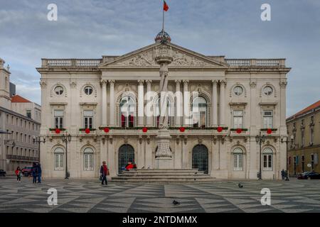 Municipio di Camara, Praca do Municipio, Lisbona, Portogallo Foto Stock