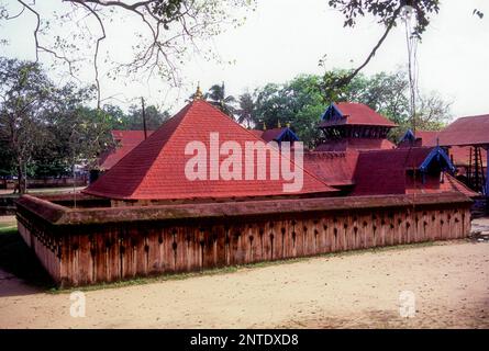 Kali Bhagavathy tempio a Kodungallur, Kerala, India, Asia Foto Stock